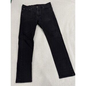Levi's Lot 510 Premium Slim Stretch Black Denim Jeans Big E Zip Fly Mens W36 L32